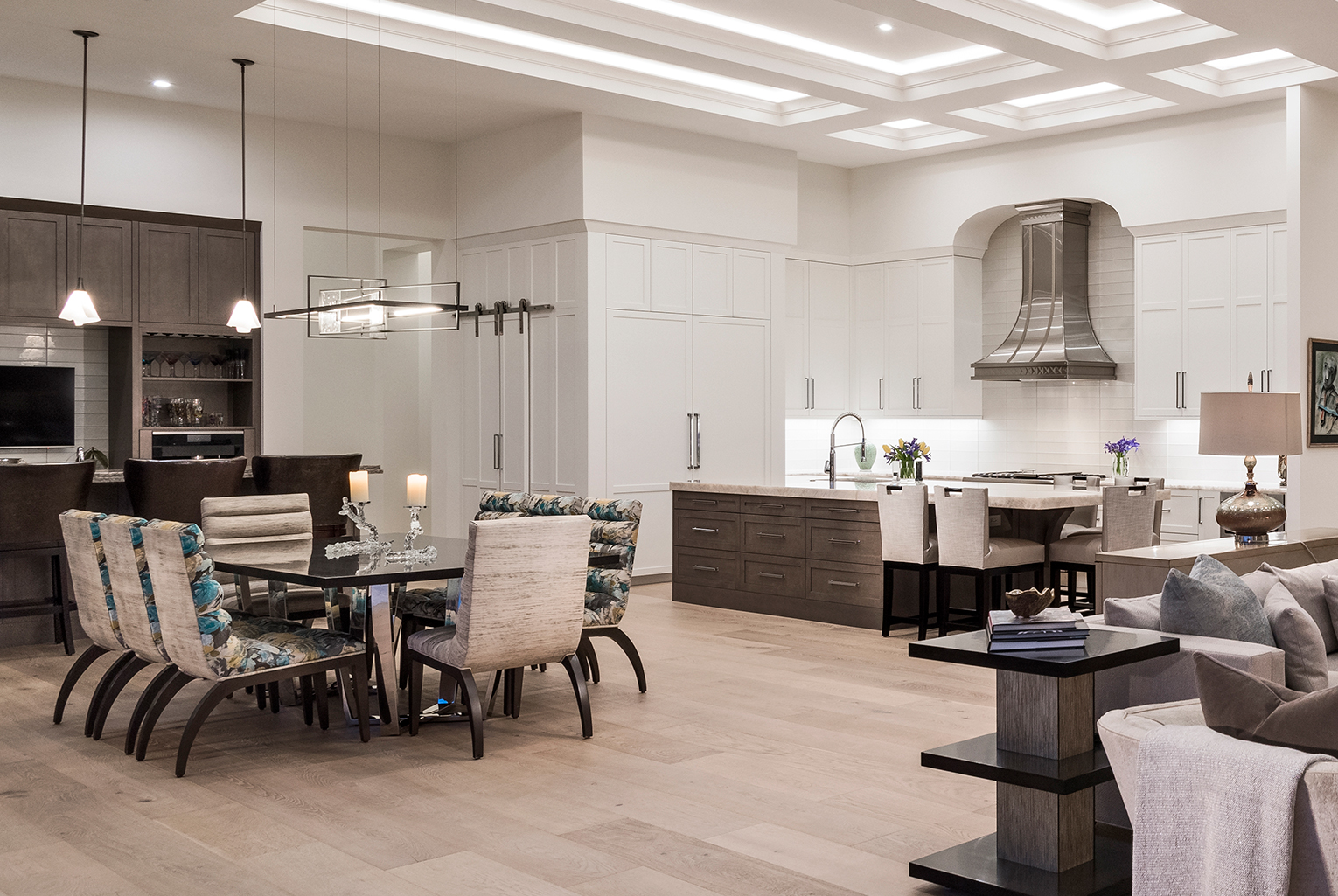 custom kitchen and dining design, Edgewater Home Builders Naples FL